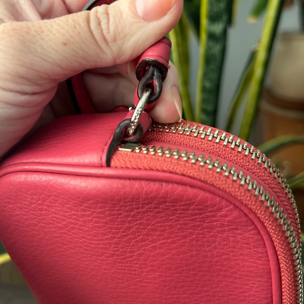 Coach Pink Studded Crossbody Pouch Bag 57587 - Picture 11 of 11